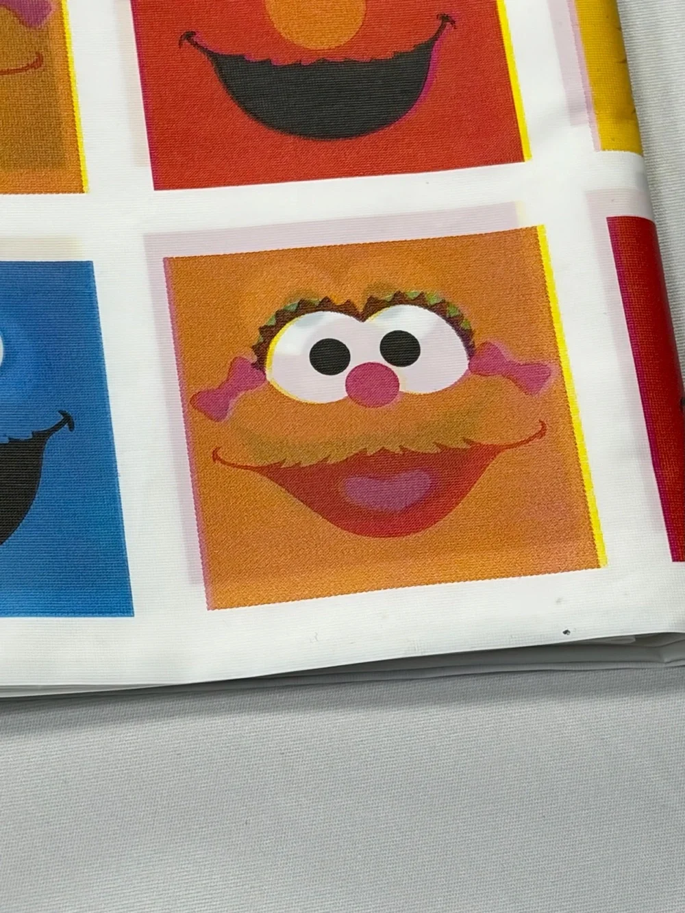 Vintage Sesame Street Plastic Tablecloth Lot of 5 Elmo Big Bird Cookie Monster